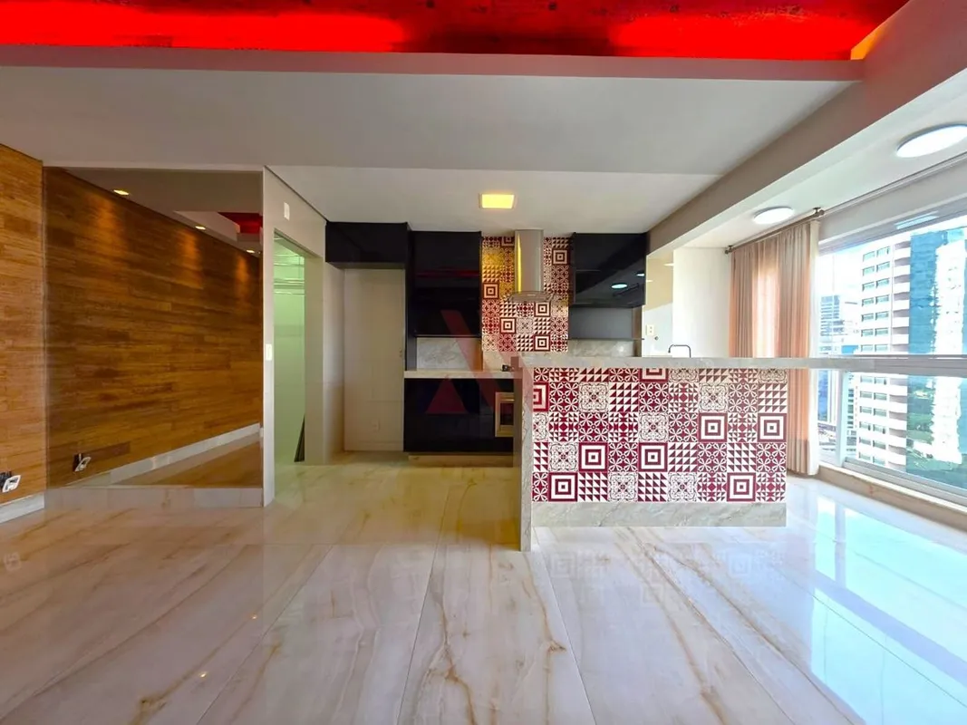 COD: 1240K APARTAMENTS - SETOR OESTE- 64m²- Andar alto- Frente para Praça Léo Li...