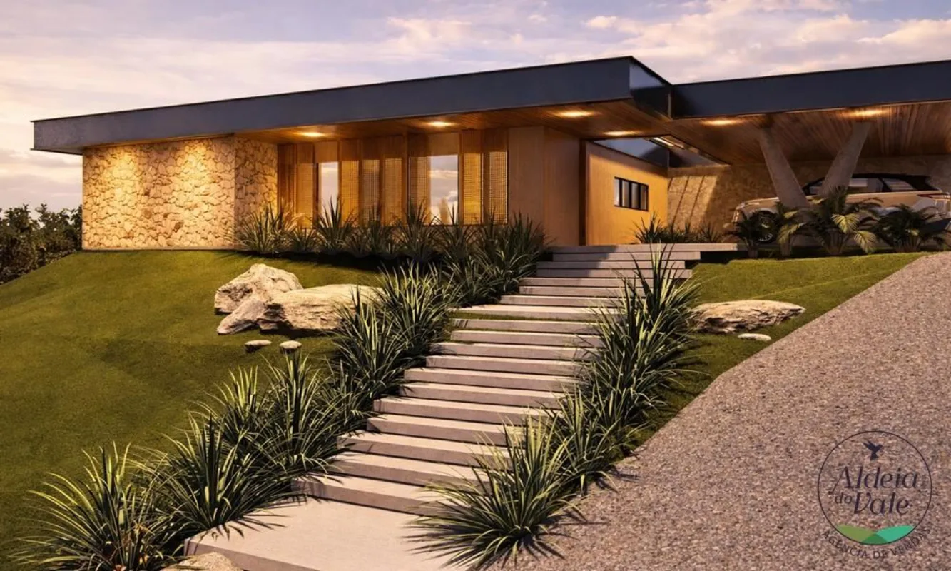 Uma residência que une arquitetura contemporânea, tecnologia e integração total ...
