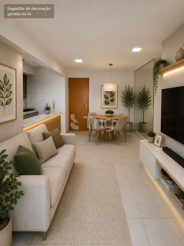 Apartamento aconchegante de 55 m², funcional e bem distribuído, ideal para quem ...