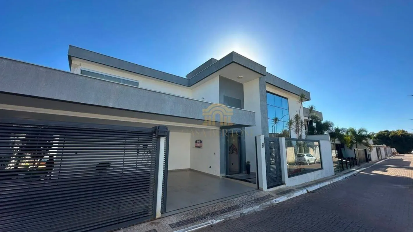 CASA NA SMPW 5 NO LOTE DE 400M² COM 5 QUARTOS 3 SUÍTES PORTEIRA FECHADA NÃO ACEI...