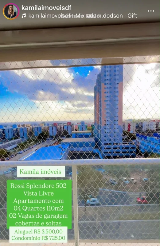 Apartamento para Aluguel no Edifício Rossi Splendore localizado no GAMA Unidade ...