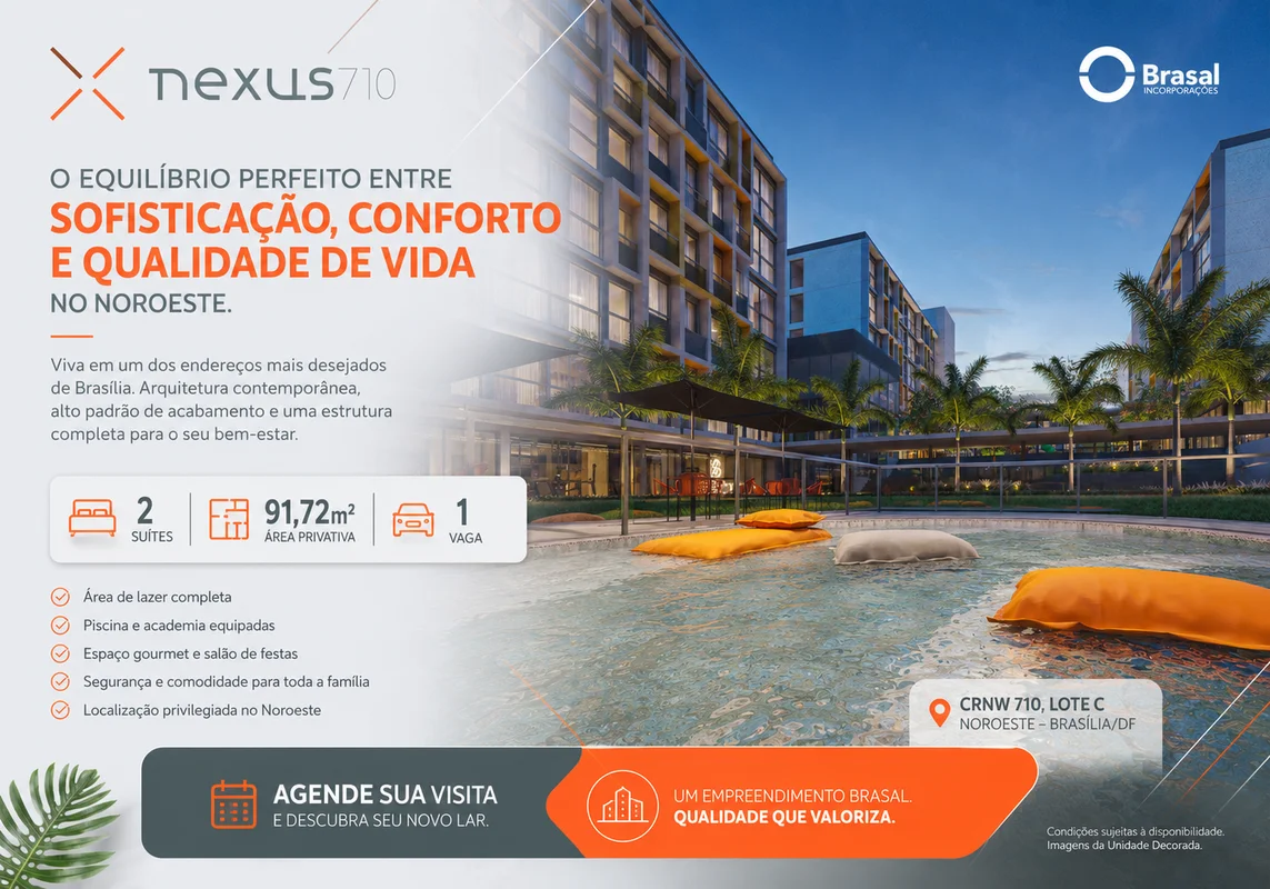 Nexus 710 | Brasal – O equilíbrio perfeito entre sofisticação, conforto e qualid...