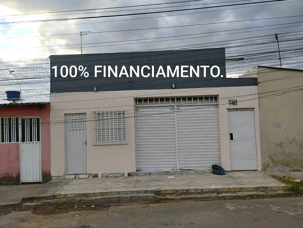 QR 403/401 Samambaia Norte, uma loja com banheiro + casa com 2 quartos, com opçã...