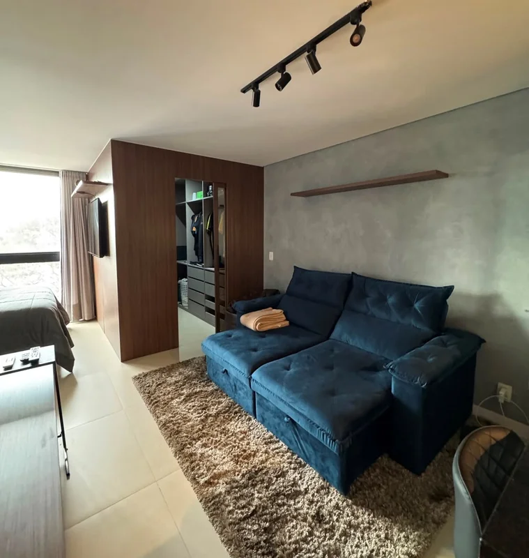NOROESTE 1 QUARTO - MOBILIADO E DECORADO - VISTA EXTERNA - PERPENDICULAR - ACEIT...