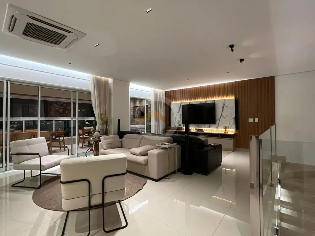 Apartamento Duplex 4 Suítes Mobiliado no Marista, Suíte master com closet e sala...