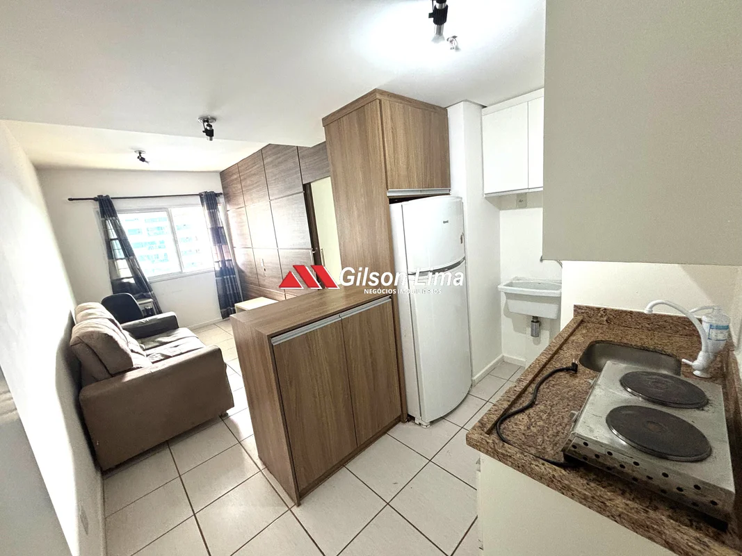 ** 33 m2 - 1 Quarto - Armários - Andar alto e nascente - Mobiliado - Área de laz...