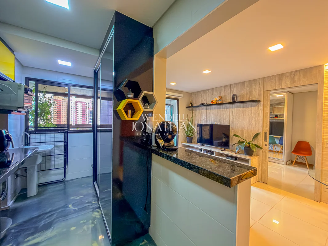 APARTAMENTO DE 01 QUARTO COM SUÍTE NO CASABLANCA MALL RESIDENCE- ÁGUAS CLARASDET...