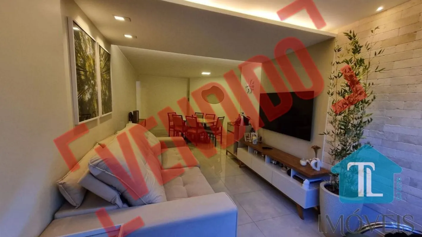 IMÓVEL VENDIDO !EXCELENTE 3 QUARTOS, SENDO 1 SUÍTE, TODO REFORMADO!SALA COM DOIS...