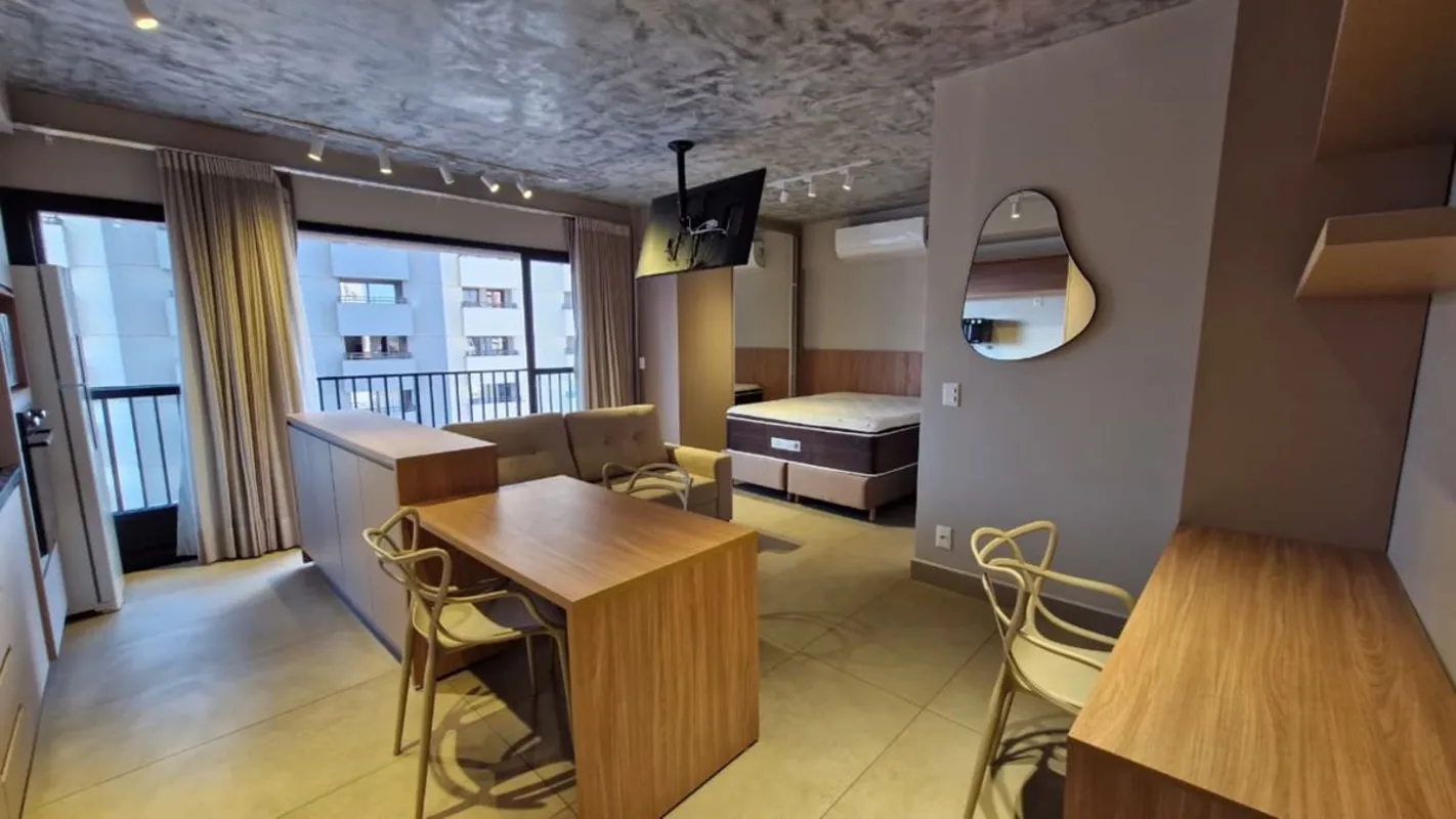 # FLAT MOBILIADO PARA LOCAÇÃO NO ID VIDA URBANA – SETOR OESTEMore com conforto, ...