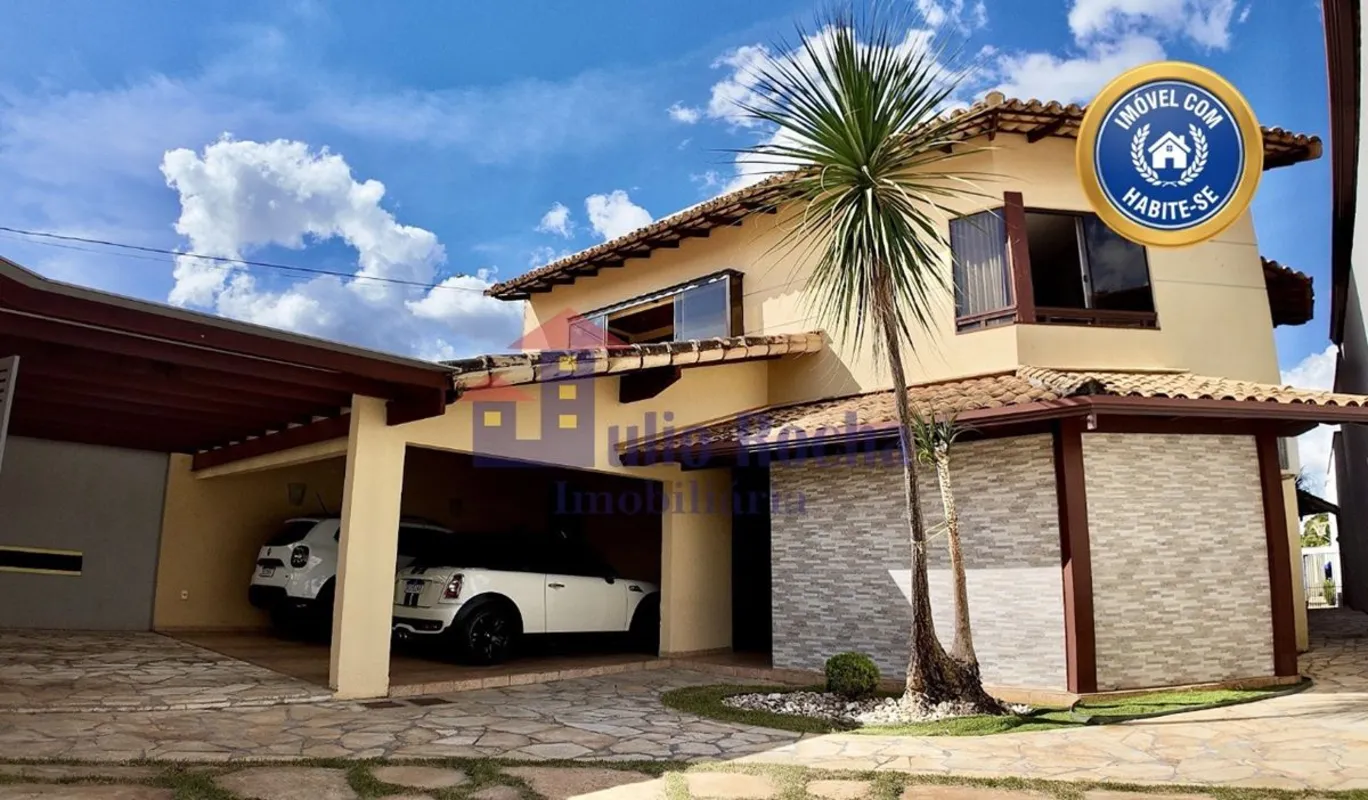 JULIO ROCHA IMOBILIÁRIA VENDE!MARAVILHOSA CASA NO CONDOMÍNIO MANSÕES CALIFÓRNIA,...