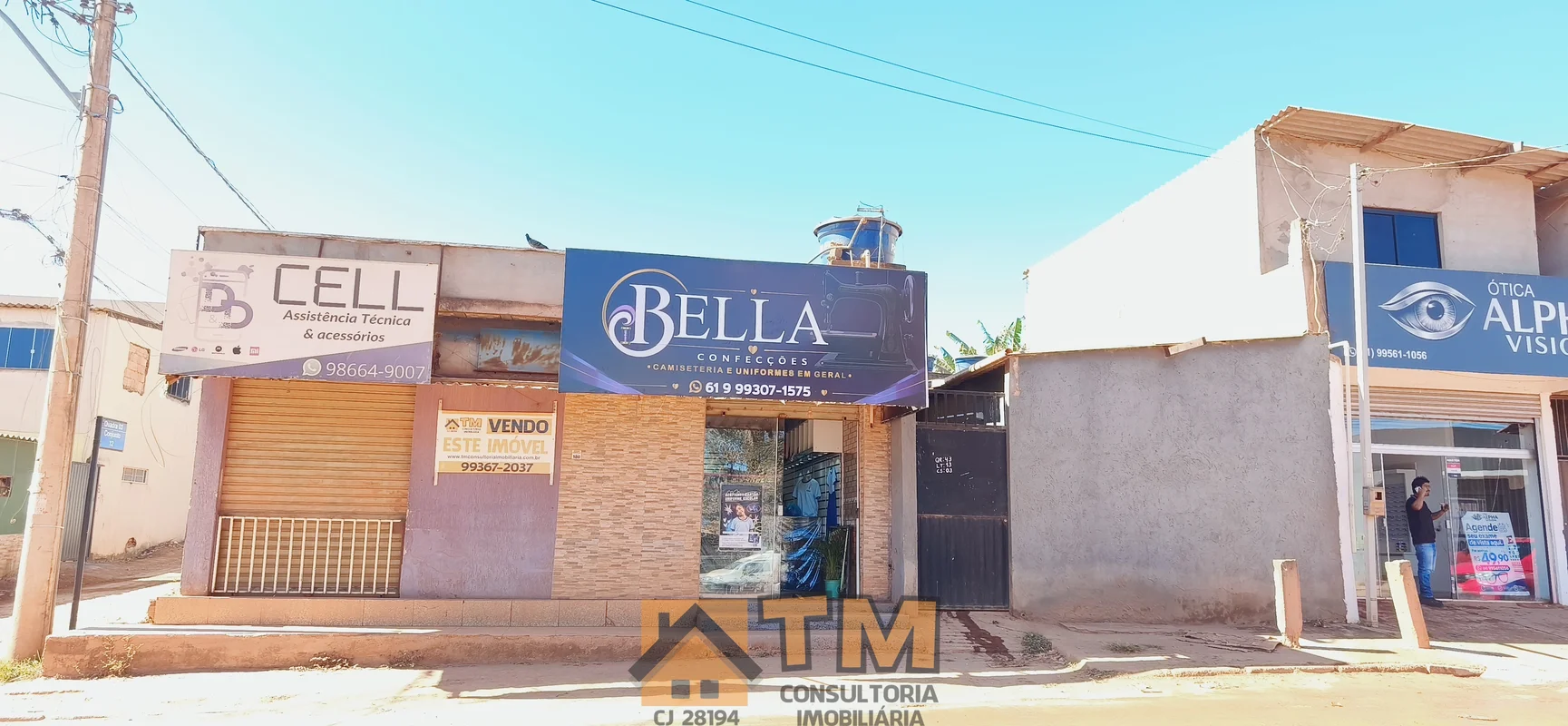 TM CONSULTORIA IMOBILIÁRIAVENDE;2 LOJAS AMPLAS COM BANHEIRO 1 KITNET COM 1 QUART...