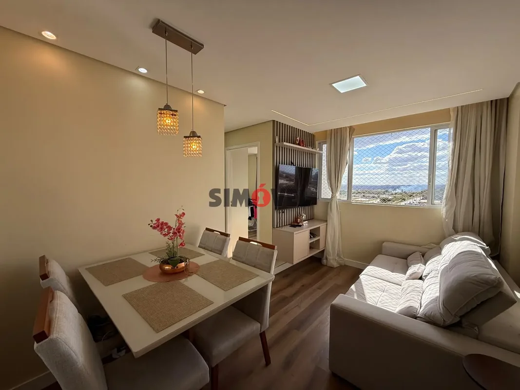 46m², 2 quartos, vista livre, armários, garagem, lazer R$: 360.000 - Aceita Fina...