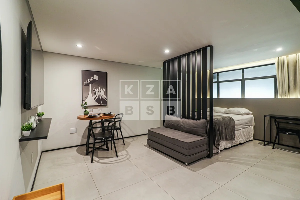 São 25m² completamente transformados. Uma kitnet ultra reformada, mobiliada com ...
