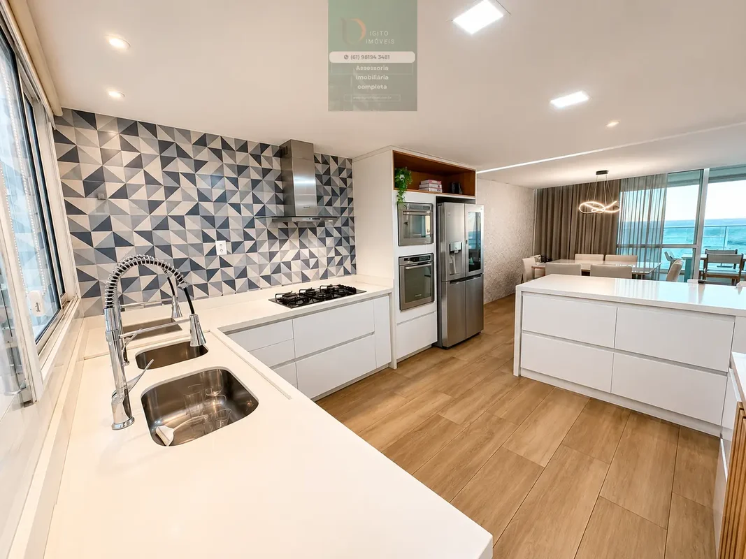 Península Lazer & Urbanismo – 180m² , Andar Alto com Vista Livre Reforma de Luxo...
