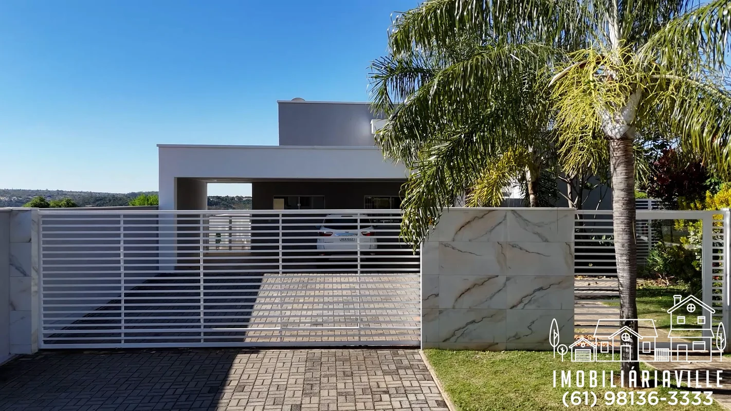 LINDA, MODERNA E TÉRREA NO QUINTAS DO SOL 4 – ESTUDA PERMUTA POR CASA MENOR NA R...