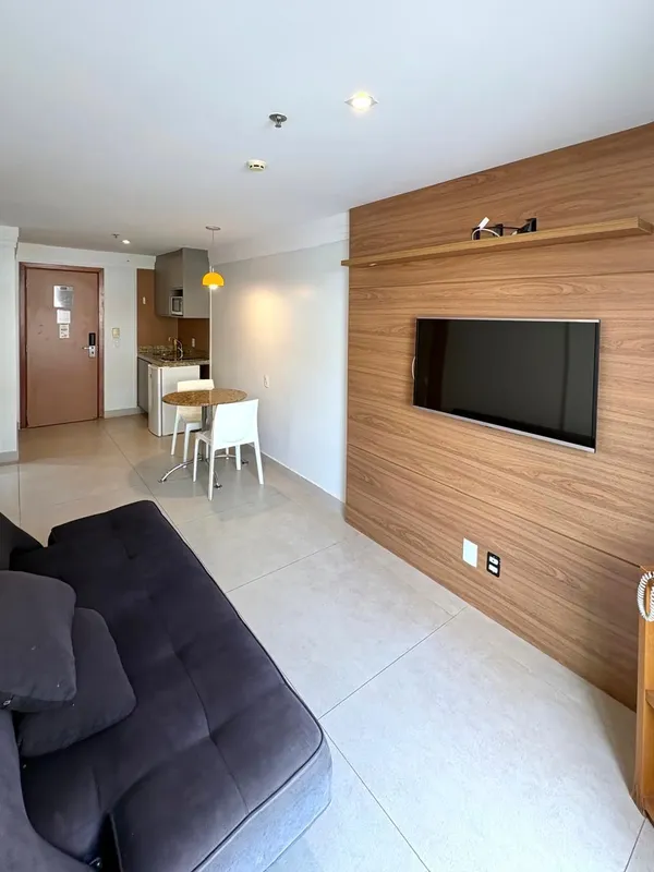Flat de 49m2 disponível para venda no Hotel Mercure, em andar alto com excelente...