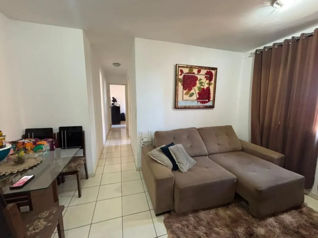 Com 52,87 m², este apartamento conta com 2 quartos, sala aconchegante, cozinha c...