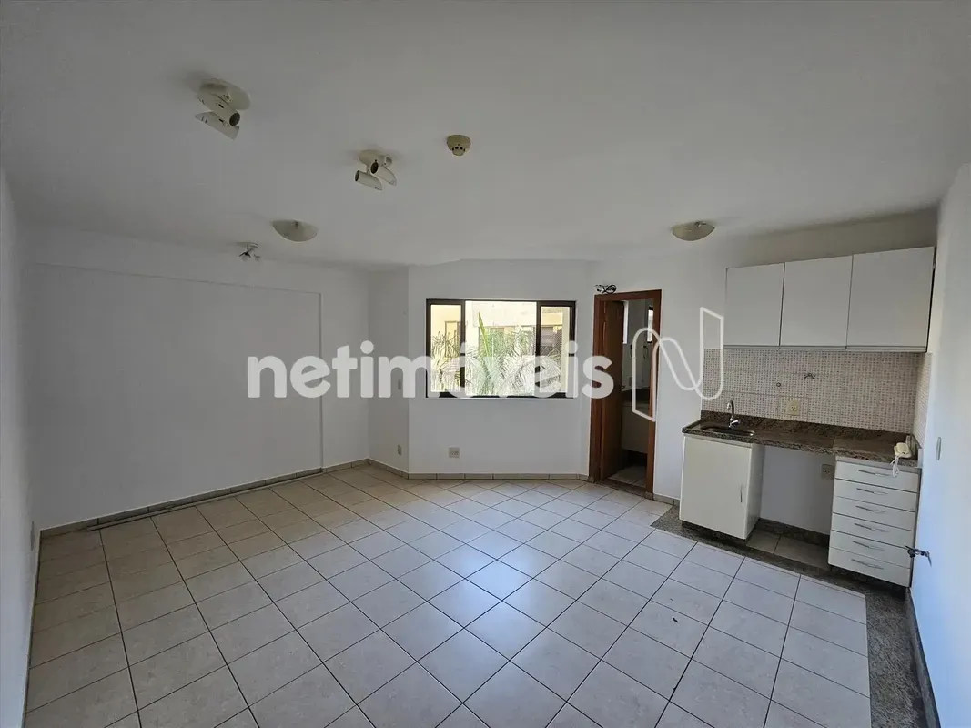 Kit no Linea Studio Home de 25,43m². Sala, quarto e cozinha com conceito aberto,...