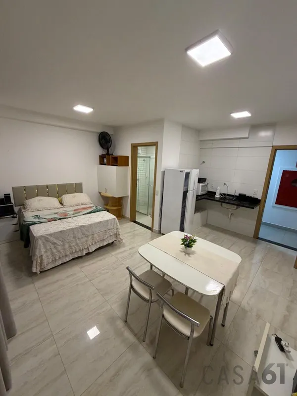 Csa 01 - Sofisticado Flat Semi-Mobiliado, 25 m² por R$1.700,00/mês - Taguatinga ...