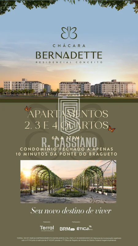 A R. Cassiano Imóveis VENDE ÁGIO no LANÇAMENTO CHÁCARA BERNADETTE.Conquiste um e...