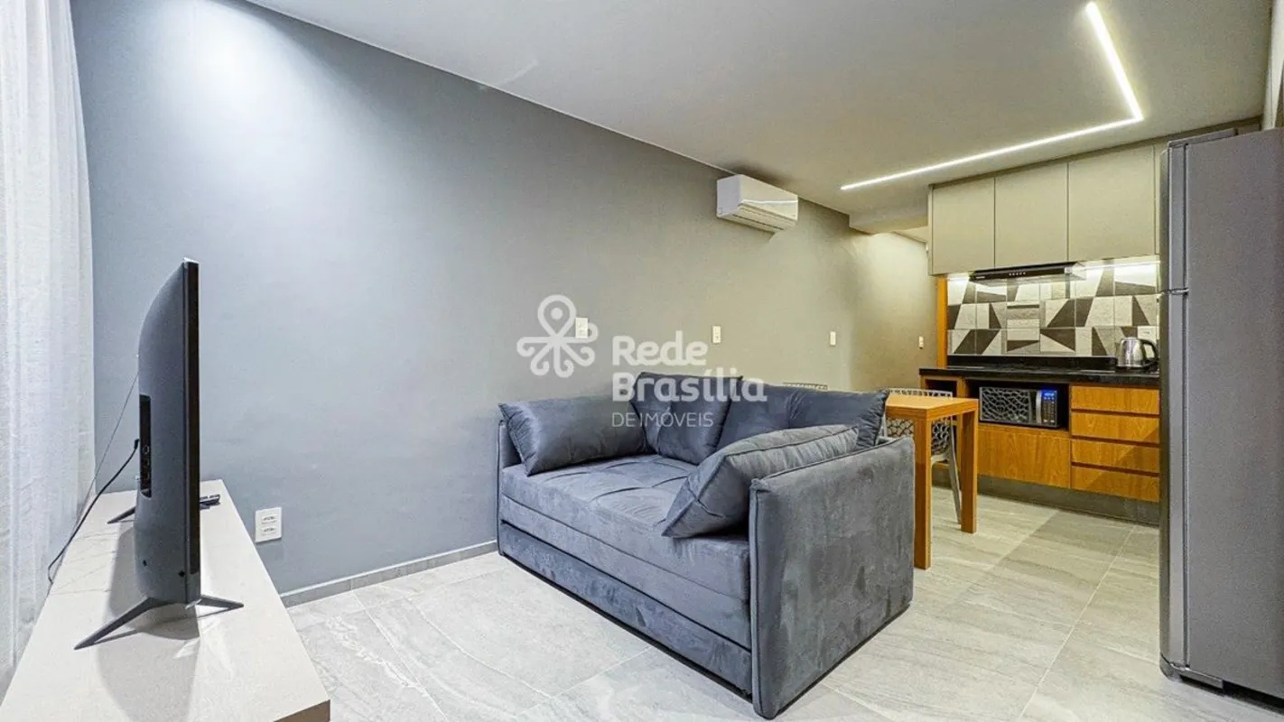 SCRN 716 - Kitnet / Loft Mobiliado na Asa Norte ? DFContato: (61)99873-5831 ? Re...