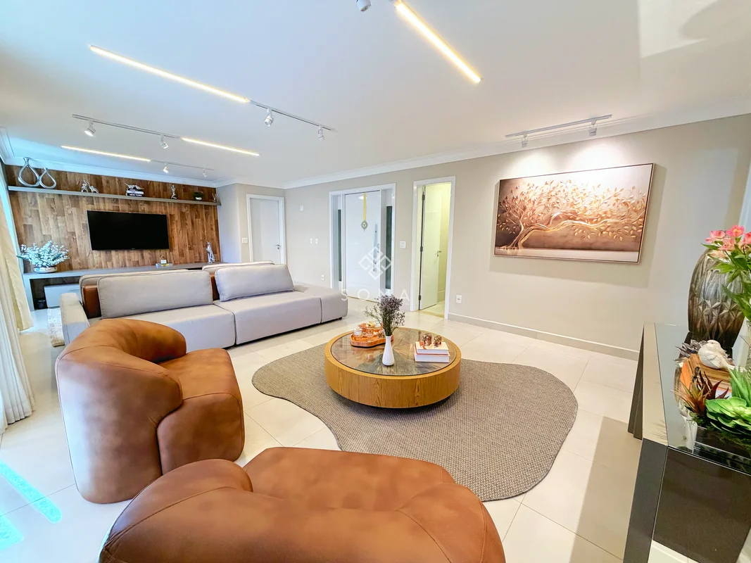 ESPECIFICAÇÕES DO APARTAMENTO:- Projeto de iluminação que valoriza os ambientes-...