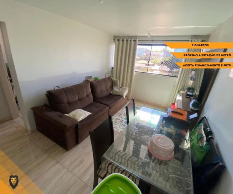 Apartamento 2 quartos com garagem ao lado da Estação Ceilândia CentroApartamento...