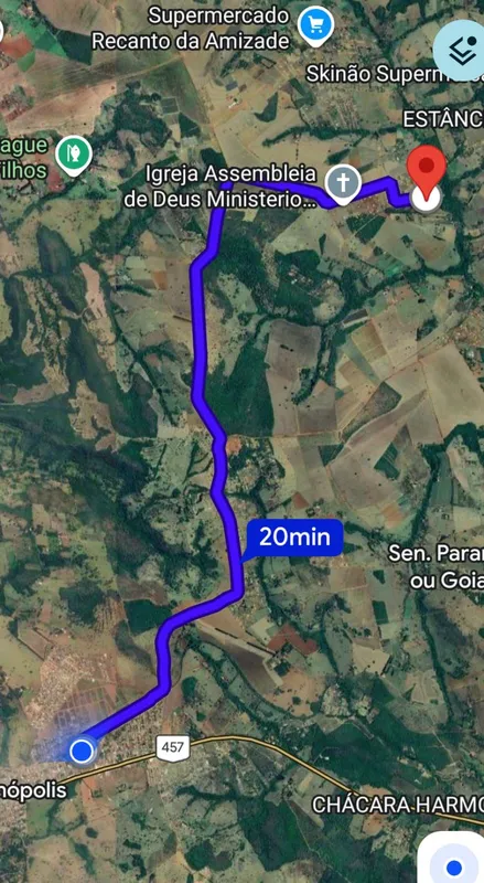 chácara com 10500 metros, com energia e transformador no nome do proprietário, t...