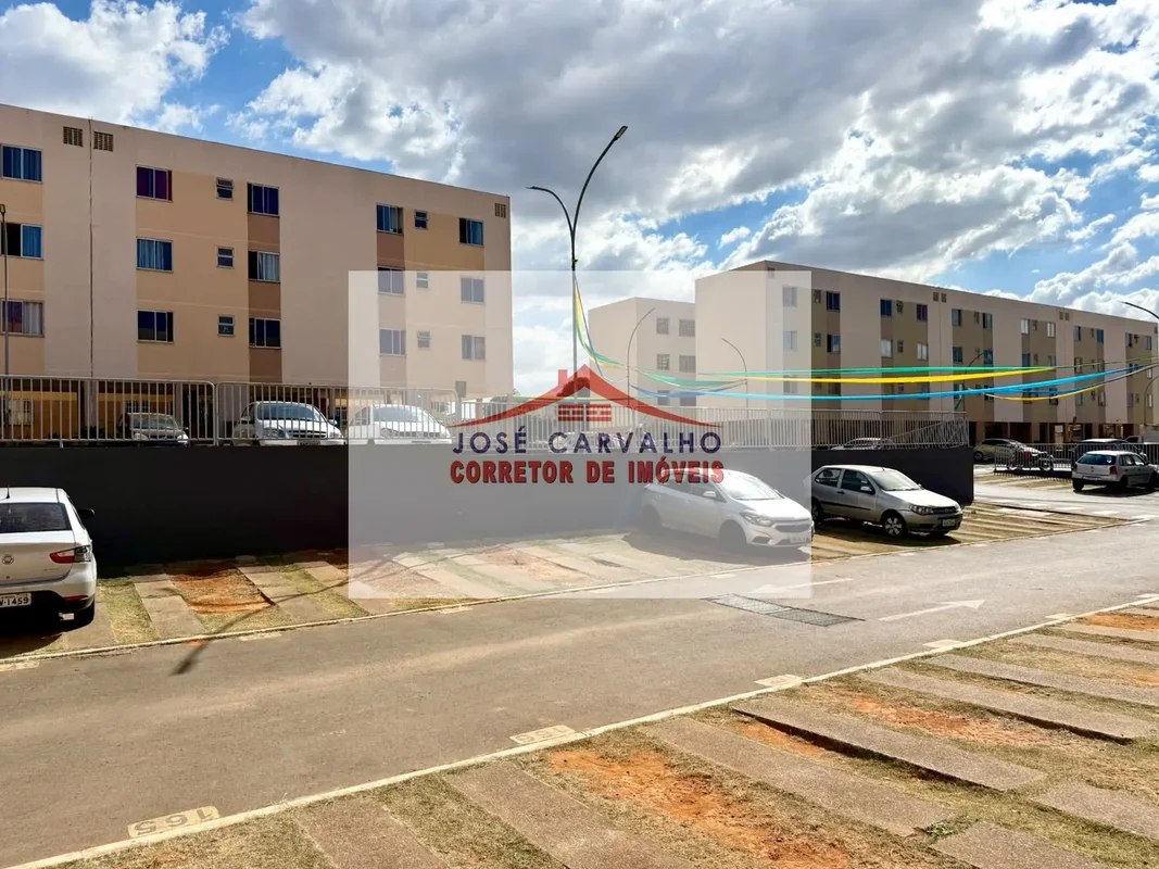 Apartamento de 2 Quartos Semi Mobiliado no Condomínio Vivenciar – Riacho Fundo I...