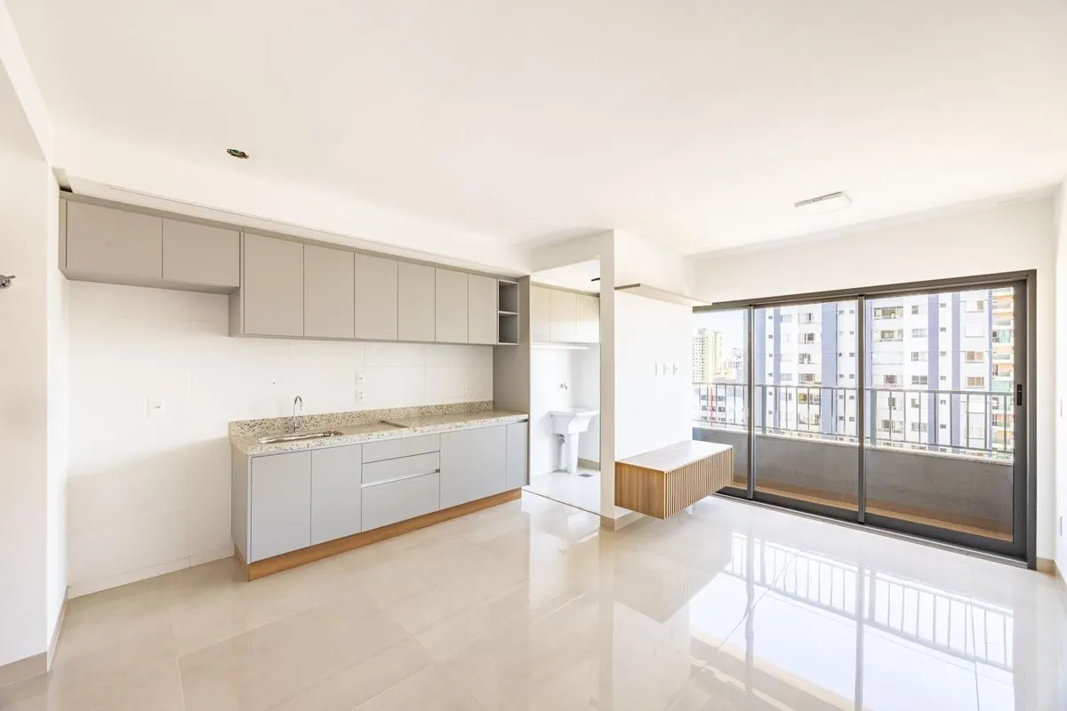 Este apartamento para locação no Soft Pedro Ludovico está localizado no 10º anda...