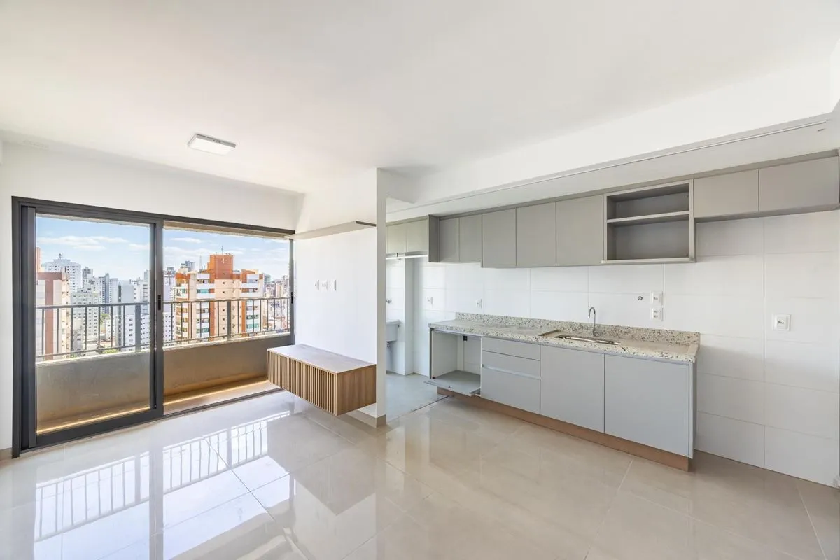 Este apartamento para locação no Soft Pedro Ludovico está localizado no 15º anda...