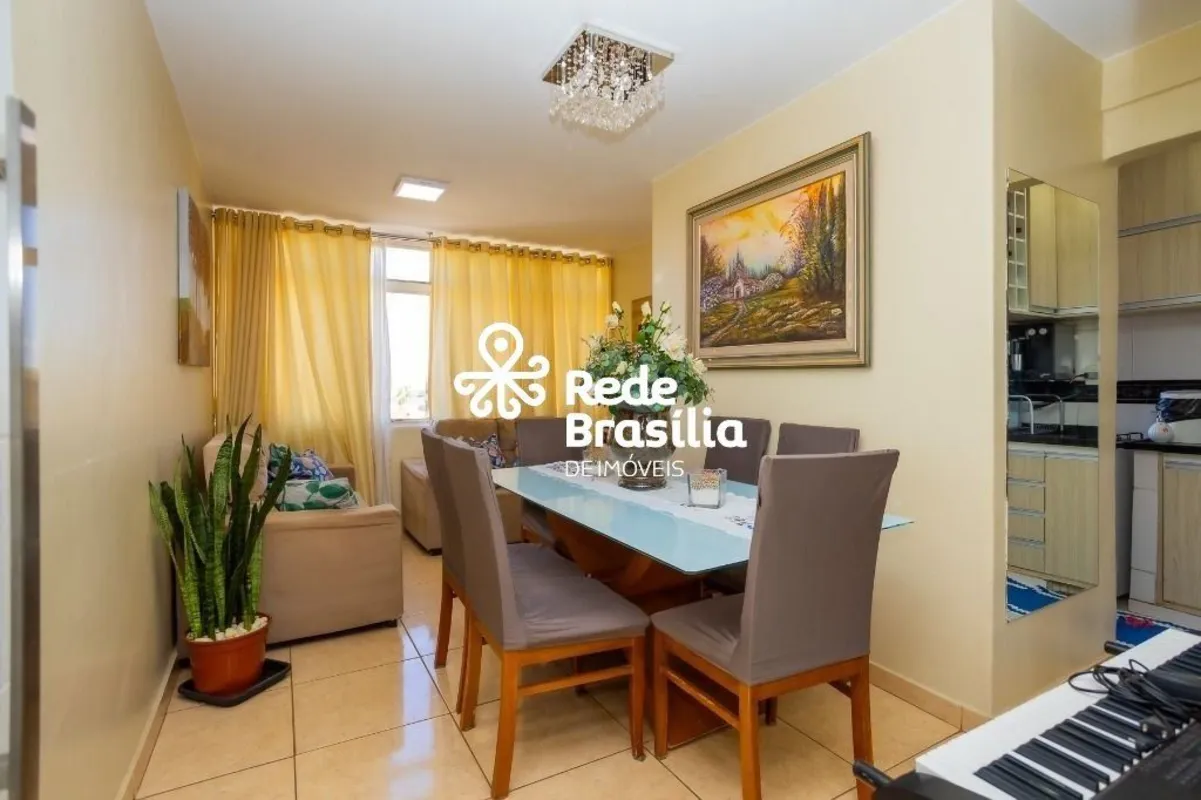 QI 8 | Apartamento vazado - 56 m² - 2 Quartos - Armários planejados | Guará I Co...