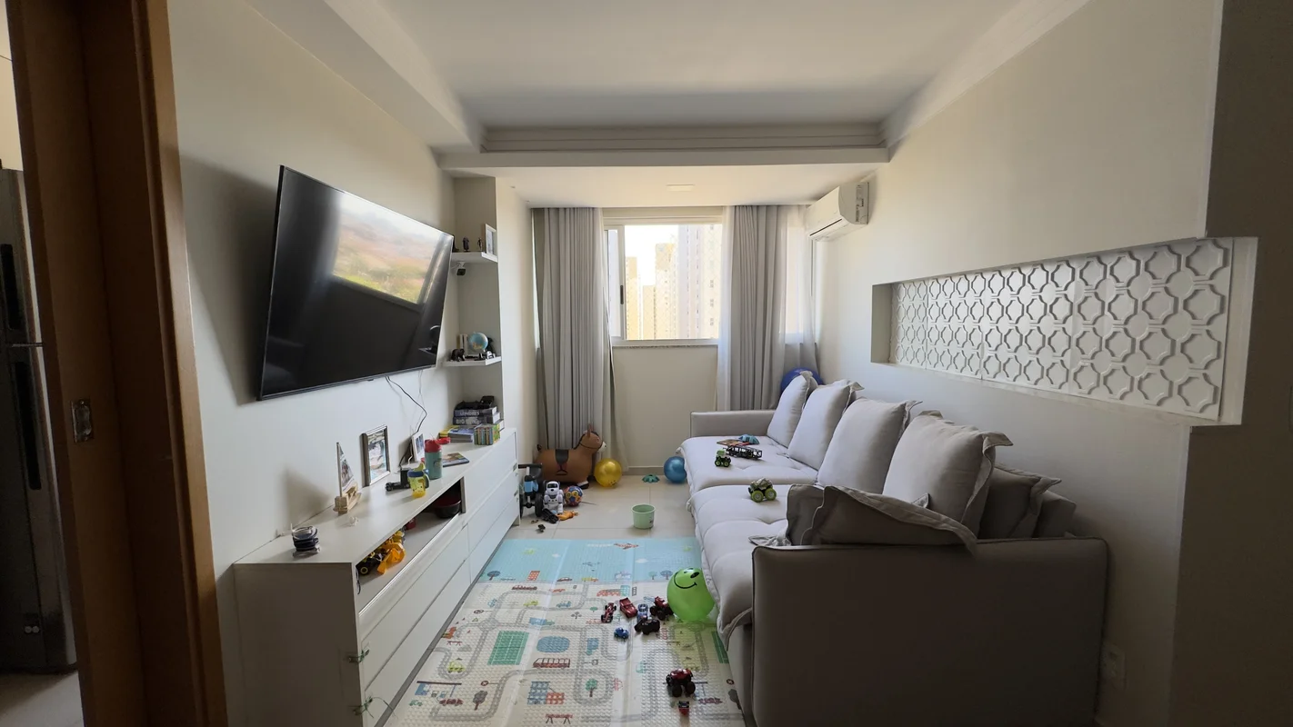 ??RESIDENCIAL DUETTO, GUARÁ II??Com 63m² de área útil??Sala para 2 ambientes??Co...
