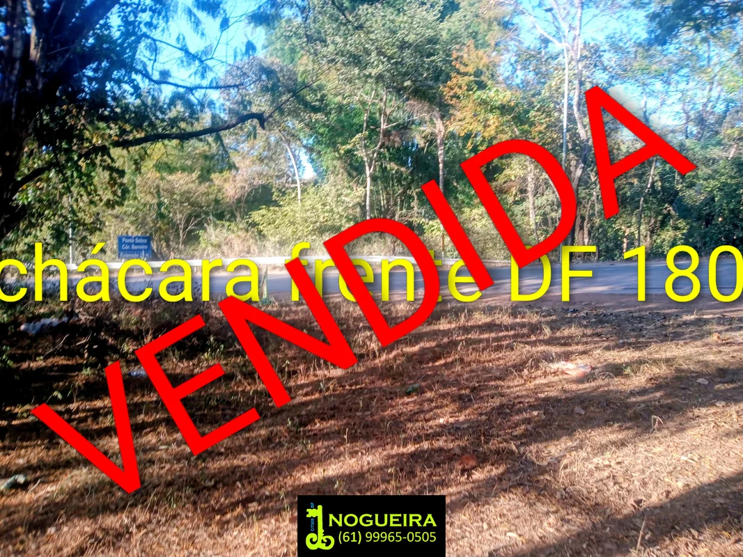 VENDO CHÁCARA DE 15.300,00 m2FRENTE DF 180 60 METROS DE FRENTE PARA RODOVIA, ÓTI...