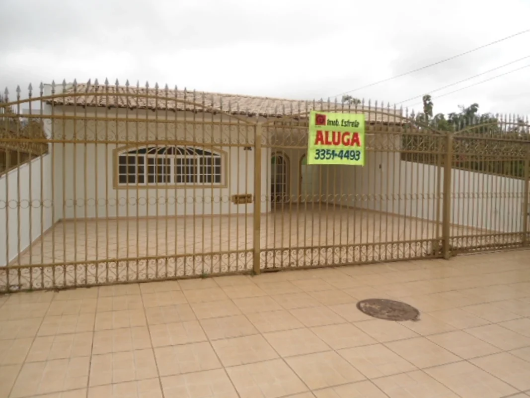 IMOBILIARIA ESTRELA - ALUGA EXCELENTE CASA 190m2 de AREA CONSTRUIDA, TODA NA LAJ...