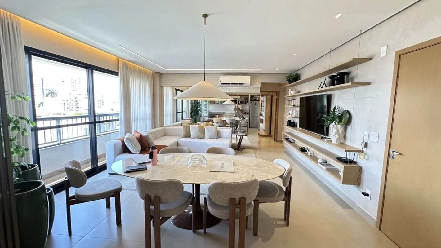 Apartamento novo, com 3 suítes, sala de jantar e de estar , varanda balcao , lav...