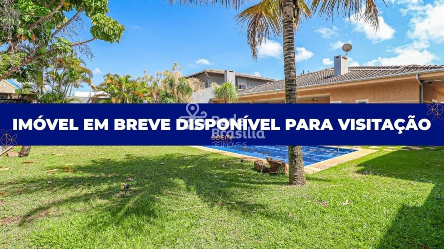 Quadra 02 - Casa com 3 suítes e área de lazer no Cond. Solar de Brasília II - Ja...