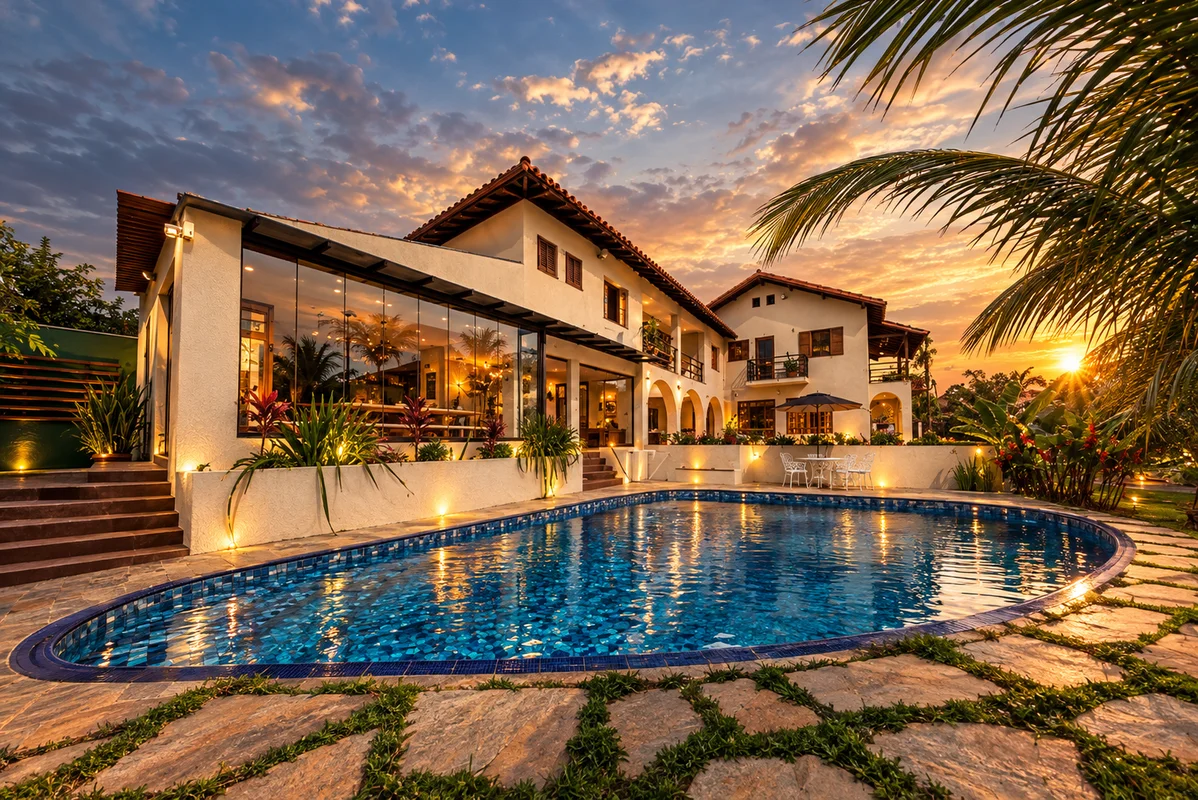 Uma casa linda, aconchegante e completa, pensada para quem valoriza conforto, es...