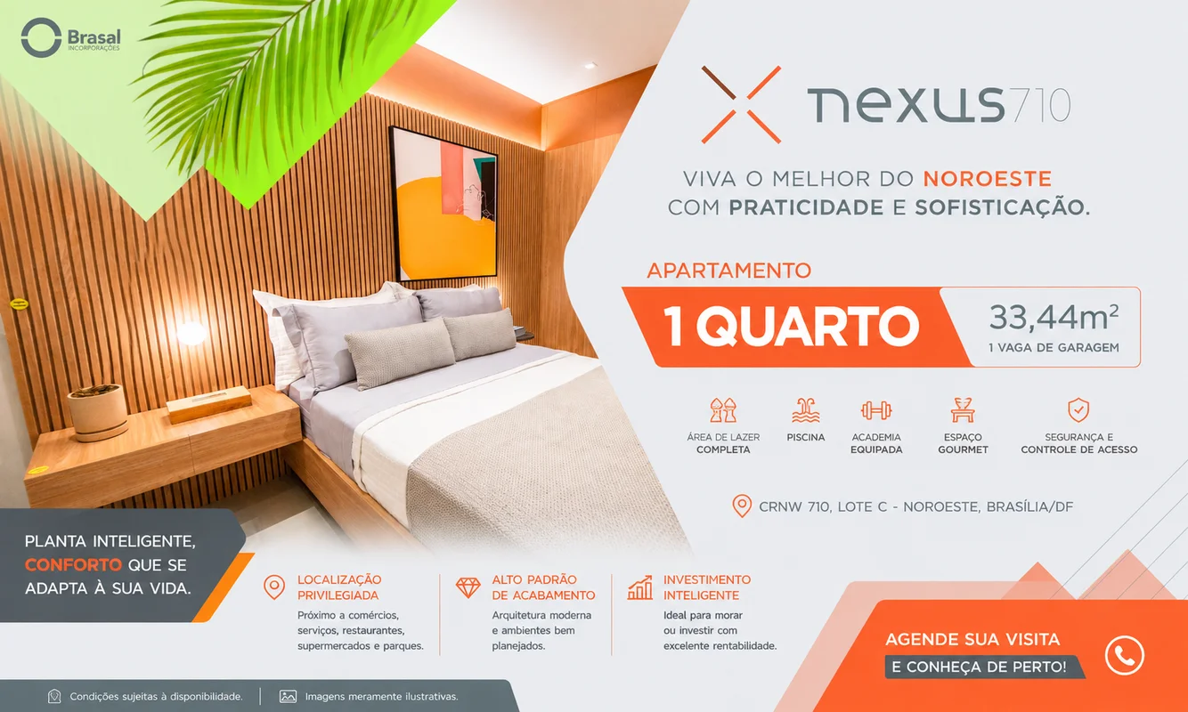 Nexus 710 | Brasal – Viva o melhor do Noroeste com praticidade, conforto e sofis...