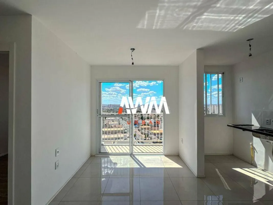 42m² | 2 Quartos | 1 Vaga | 1 Banheiro | 14º Andar | GoiâniaApartamento novo e n...