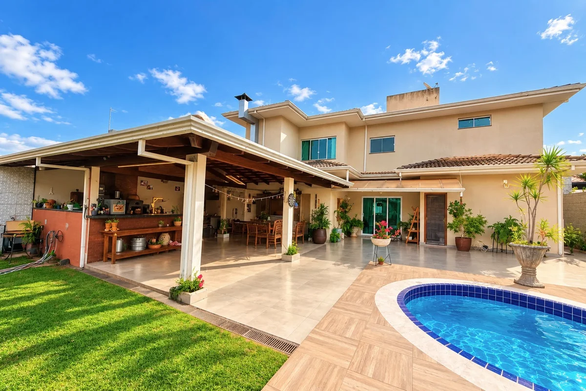SOBRADO À VENDA NO JOCKEY EM VICENTE PIRES | LOTE DE 806 M², PISCINA E CASA INDE...