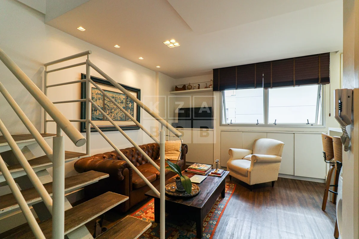 CA 09 – Edifício LibertySofisticação e conforto. Duplex reformado e mobiliado, c...