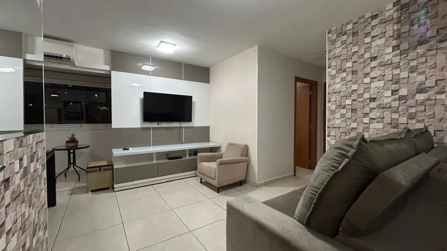 Apartamento 2 Quartos com Suíte, Mobiliado – Setor OesteAPARTAMENTO 2 QUARTOS SU...