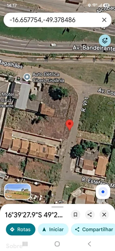 Lote de 1.100m2, sendo 20m de frente e 54,98 m de fundo. Colado na Rodovia dos R...