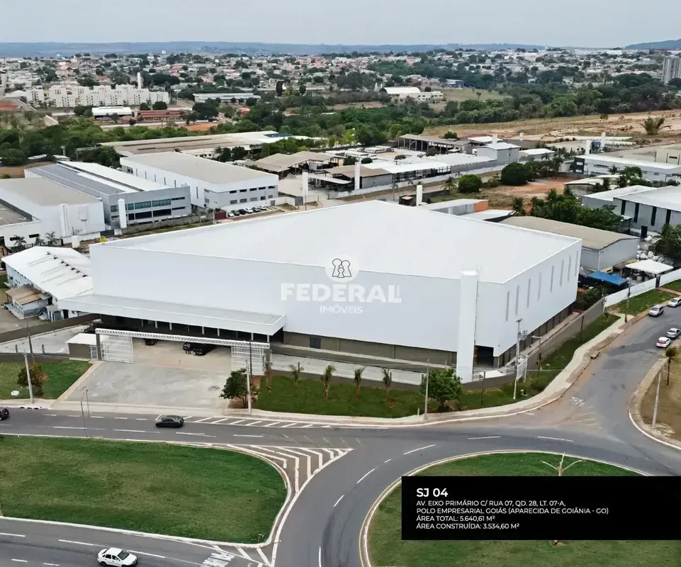 Galpão Industrial ou para Logística com 5.640 m² - área do terreno, 3.535 m² - á...