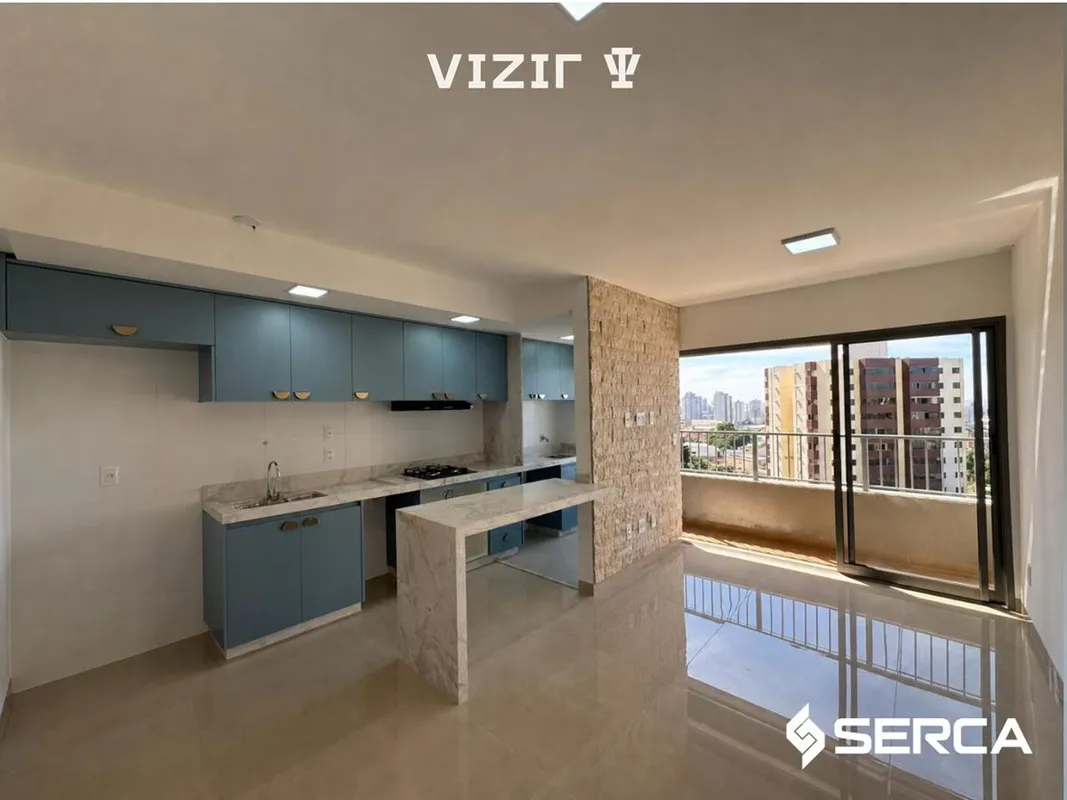 Apartamento 2 quartos sendo uma suíte;. Banheiro social, . Sala para dois ambien...