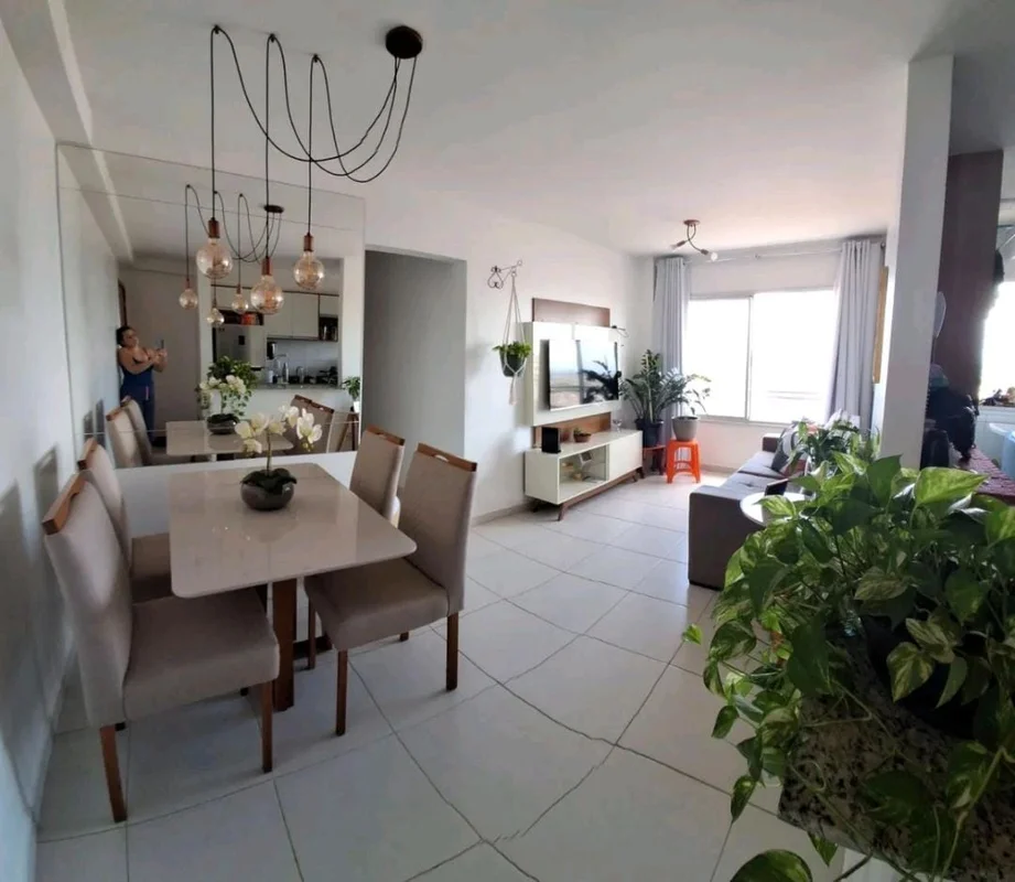 2 quartos com armários e lazer de clube no Residencial Allegro, em Ceilândia Nor...