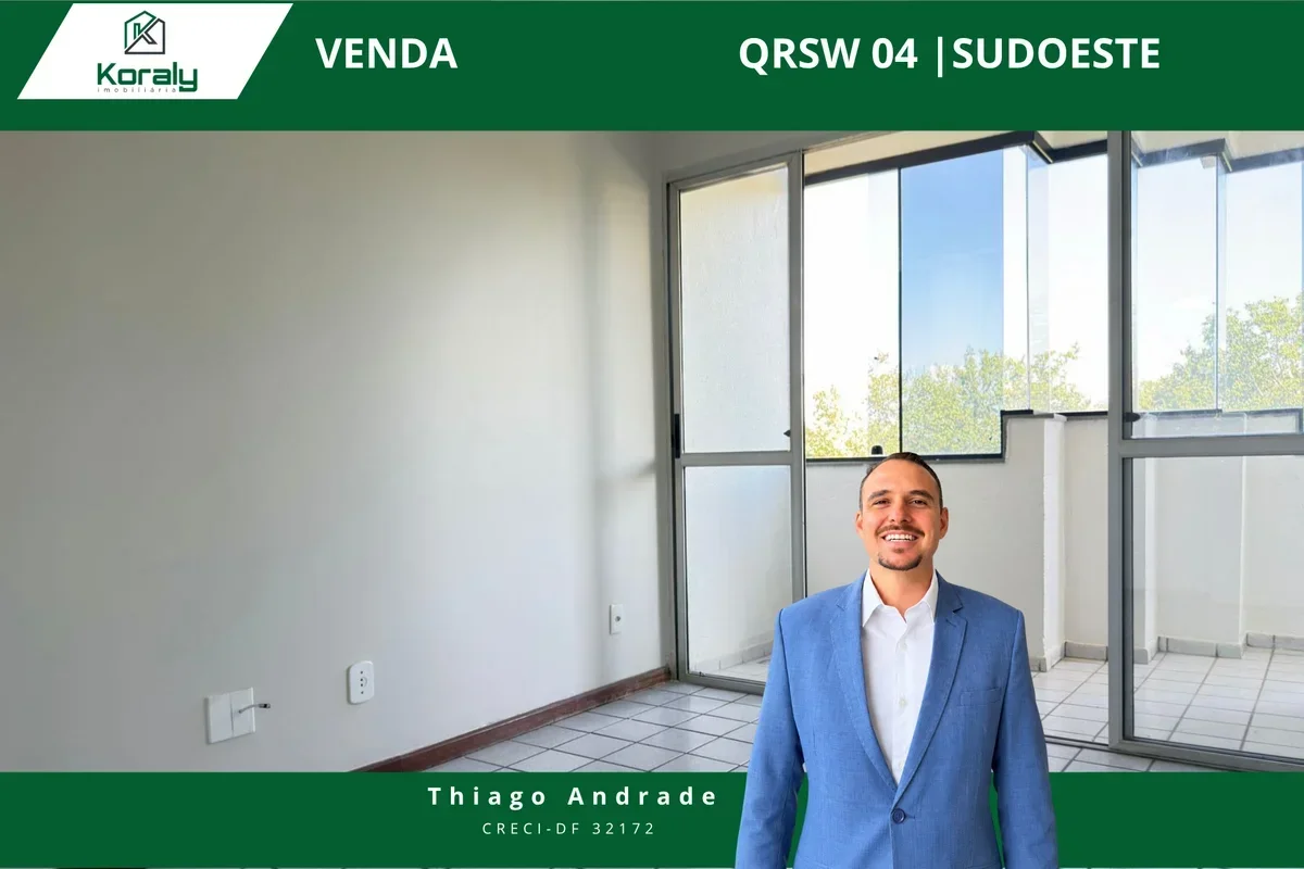 Apartamento com 60m², localizado na QRSW 4, ideal para quem busca praticidade e ...