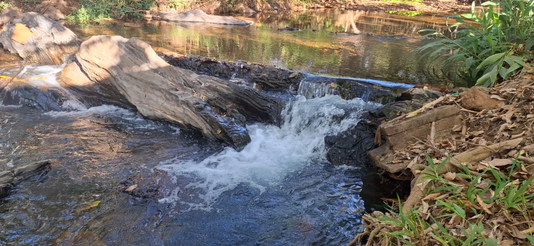 -Maravilhoso terreno de 900m², área plana e riquíssima de água, venha morar bem....