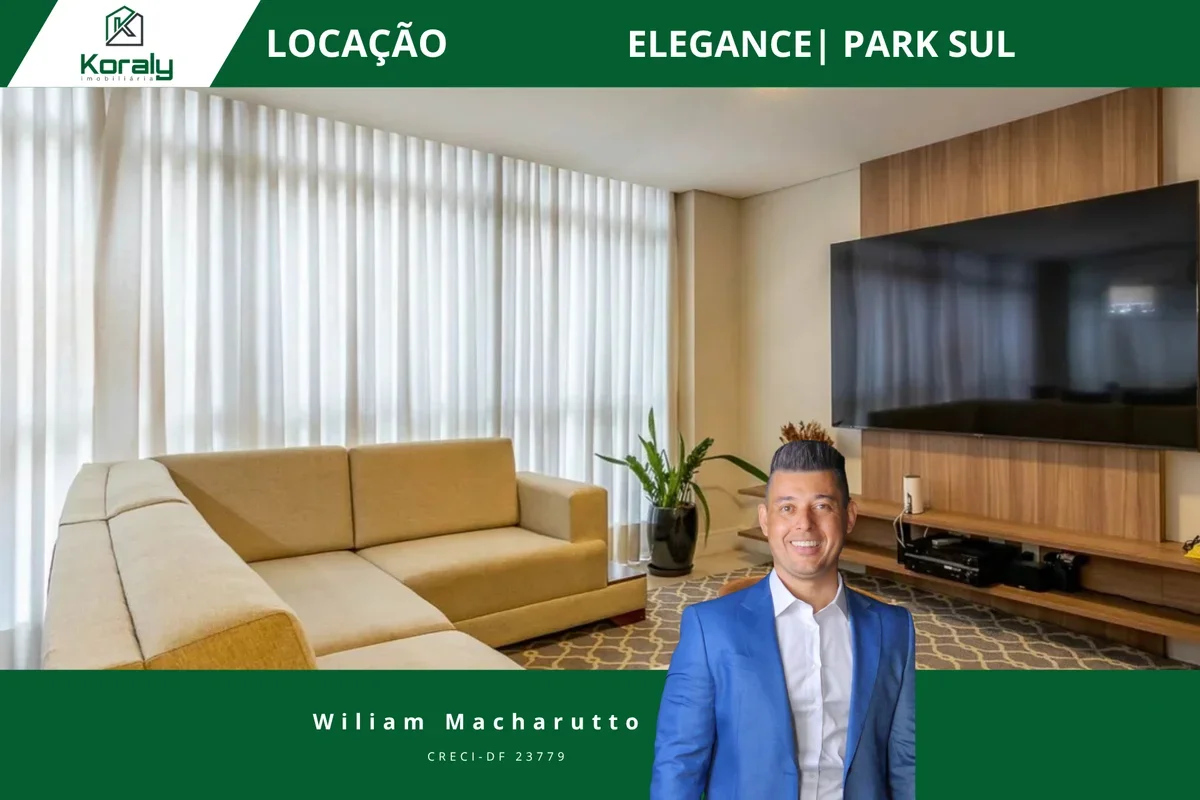 Elegance Park Sul – 3 Suítes | 121m² | 2 vagas de garagem Seja bem-vindo ao ELEG...